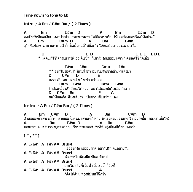 คอร์ดเพลง เนื้อเพลง อย่าเสียน้ำตา, คอร์ดเพลง อย่าเสียน้ำตา ของ Black Head, คอร์ดเพลงของ Black Head, เนื้อร้อง อย่าเสียน้ำตา Black Head, อย่าเสียน้ำตา คอร์ดง่าย ๆ, คอร์ด อย่าเสียน้ำตา ต้นฉบับ