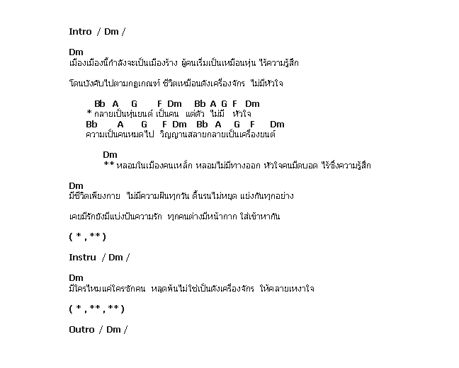 คอร์ดเพลง เนื้อเพลง เมืองคนเหล็ก, คอร์ดเพลง เมืองคนเหล็ก ของ Clash, คอร์ดเพลงของ Clash, เนื้อร้อง เมืองคนเหล็ก Clash, เมืองคนเหล็ก คอร์ดง่าย ๆ, คอร์ด เมืองคนเหล็ก ต้นฉบับ
