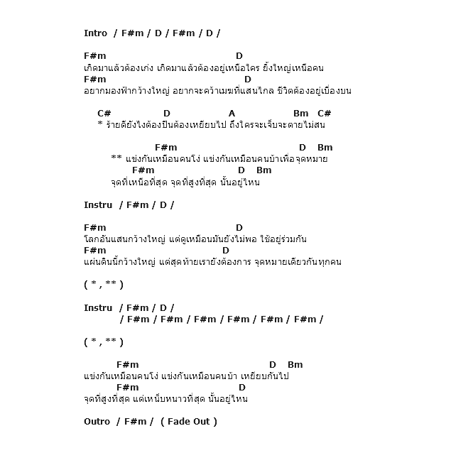 คอร์ดเพลง เนื้อเพลง จุดสูงสุด, คอร์ดเพลง จุดสูงสุด ของ Big Ass, คอร์ดเพลงของ Big Ass, เนื้อร้อง จุดสูงสุด Big Ass, จุดสูงสุด คอร์ดง่าย ๆ, คอร์ด จุดสูงสุด ต้นฉบับ