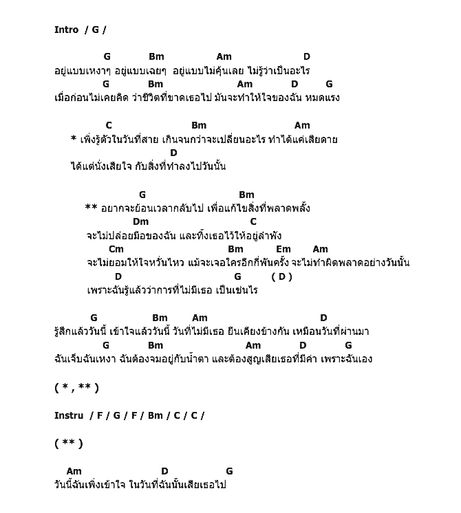 คอร์ดเพลง เนื้อเพลง รู้เเล้ว, คอร์ดเพลง รู้เเล้ว ของ Cairotera Club Feat.Cake, คอร์ดเพลงของ Cairotera Club Feat.Cake, เนื้อร้อง รู้เเล้ว Cairotera Club Feat.Cake, รู้เเล้ว คอร์ดง่าย ๆ, คอร์ด รู้เเล้ว ต้นฉบับ