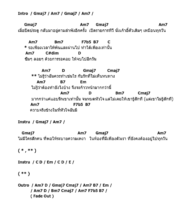 คอร์ดเพลง เนื้อเพลง คอย, คอร์ดเพลง คอย ของ Boyd & Pod, คอร์ดเพลงของ Boyd & Pod, เนื้อร้อง คอย Boyd & Pod, คอย คอร์ดง่าย ๆ, คอร์ด คอย ต้นฉบับ