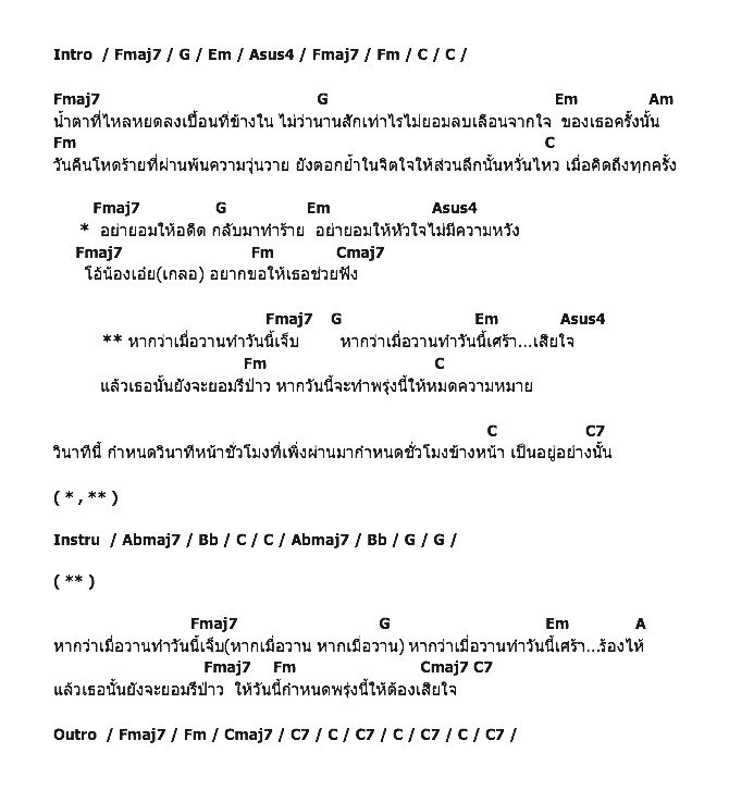 คอร์ดเพลง เนื้อเพลง น้องเอ๋ย, คอร์ดเพลง น้องเอ๋ย ของ Boyd & Pod, คอร์ดเพลงของ Boyd & Pod, เนื้อร้อง น้องเอ๋ย Boyd & Pod, น้องเอ๋ย คอร์ดง่าย ๆ, คอร์ด น้องเอ๋ย ต้นฉบับ