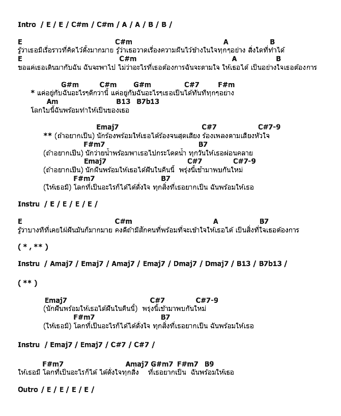 คอร์ดเพลง เนื้อเพลง อะไรก็ได้, คอร์ดเพลง อะไรก็ได้ ของ 2pcs., คอร์ดเพลงของ 2pcs., เนื้อร้อง อะไรก็ได้ 2pcs., อะไรก็ได้ คอร์ดง่าย ๆ, คอร์ด อะไรก็ได้ ต้นฉบับ