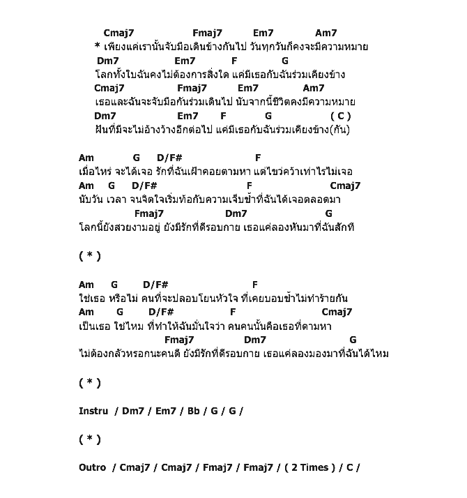 คอร์ดเพลง เนื้อเพลง เคียงข้าง, คอร์ดเพลง เคียงข้าง ของ Better Weather, คอร์ดเพลงของ Better Weather, เนื้อร้อง เคียงข้าง Better Weather, เคียงข้าง คอร์ดง่าย ๆ, คอร์ด เคียงข้าง ต้นฉบับ