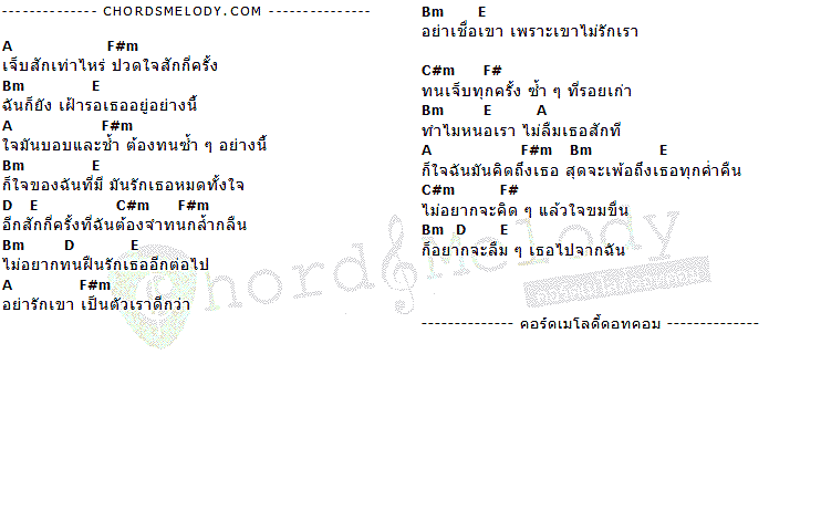 คอร์ดเพลง เนื้อเพลง ปวดใจ, คอร์ดเพลง ปวดใจ ของ ซัน ฉายเดี่ยว, คอร์ดเพลงของ ซัน ฉายเดี่ยว, เนื้อร้อง ปวดใจ ซัน ฉายเดี่ยว, ปวดใจ คอร์ดง่าย ๆ, คอร์ด ปวดใจ ต้นฉบับ