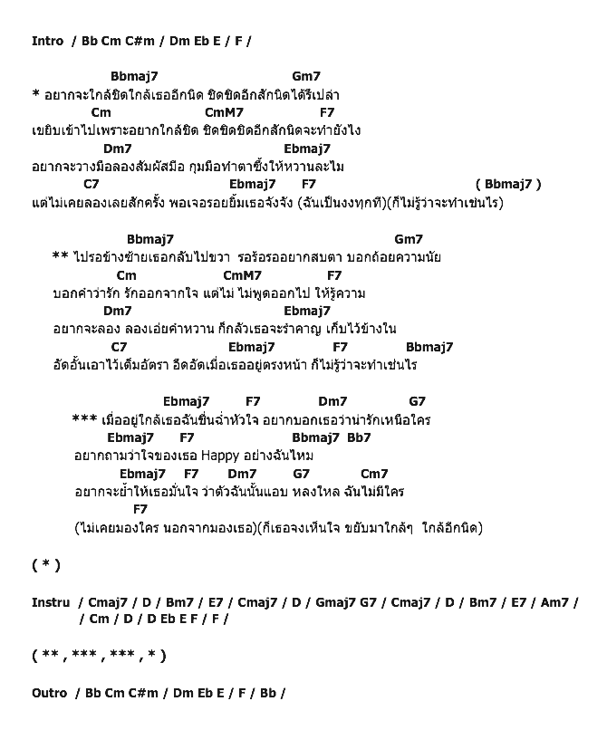 คอร์ดเพลง เนื้อเพลง ใกล้อีกนิด, คอร์ดเพลง ใกล้อีกนิด ของ Basket Band, คอร์ดเพลงของ Basket Band, เนื้อร้อง ใกล้อีกนิด Basket Band, ใกล้อีกนิด คอร์ดง่าย ๆ, คอร์ด ใกล้อีกนิด ต้นฉบับ