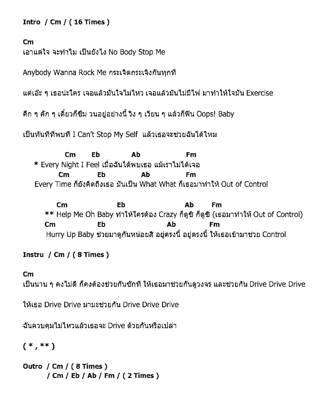 คอร์ดเพลง เนื้อเพลง Automatic, คอร์ดเพลง Automatic ของ Candy Mafia, คอร์ดเพลงของ Candy Mafia, เนื้อร้อง Automatic Candy Mafia, Automatic คอร์ดง่าย ๆ, คอร์ด Automatic ต้นฉบับ