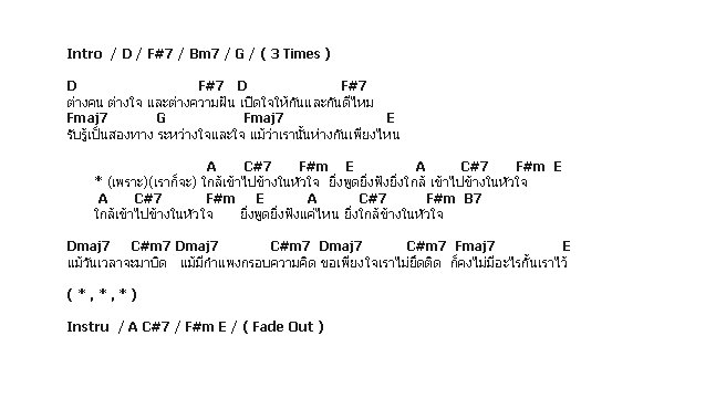 คอร์ดเพลง เนื้อเพลง ใกล้, คอร์ดเพลง ใกล้ ของ Boyd Kosiyapong, คอร์ดเพลงของ Boyd Kosiyapong, เนื้อร้อง ใกล้ Boyd Kosiyapong, ใกล้ คอร์ดง่าย ๆ, คอร์ด ใกล้ ต้นฉบับ