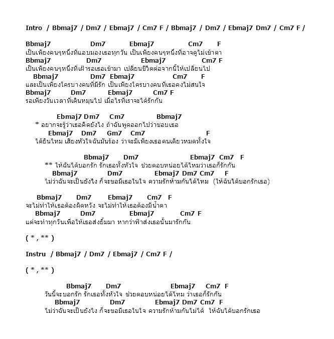 คอร์ดเพลง เนื้อเพลง ให้ฉันได้บอกรักเธอ, คอร์ดเพลง ให้ฉันได้บอกรักเธอ ของ Baby Zitte, คอร์ดเพลงของ Baby Zitte, เนื้อร้อง ให้ฉันได้บอกรักเธอ Baby Zitte, ให้ฉันได้บอกรักเธอ คอร์ดง่าย ๆ, คอร์ด ให้ฉันได้บอกรักเธอ ต้นฉบับ