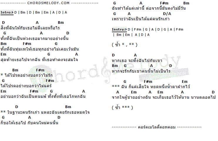 คอร์ดเพลง เนื้อเพลง คนรักเก่า, คอร์ดเพลง คนรักเก่า ของ พล อรรถพล, คอร์ดเพลงของ พล อรรถพล, เนื้อร้อง คนรักเก่า พล อรรถพล, คนรักเก่า คอร์ดง่าย ๆ, คอร์ด คนรักเก่า ต้นฉบับ