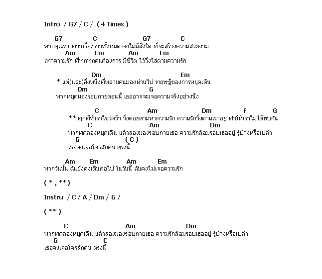 คอร์ดเพลง เนื้อเพลง ทฤษฎีการหยุดเดิน, คอร์ดเพลง ทฤษฎีการหยุดเดิน ของ Bluedock, คอร์ดเพลงของ Bluedock, เนื้อร้อง ทฤษฎีการหยุดเดิน Bluedock, ทฤษฎีการหยุดเดิน คอร์ดง่าย ๆ, คอร์ด ทฤษฎีการหยุดเดิน ต้นฉบับ