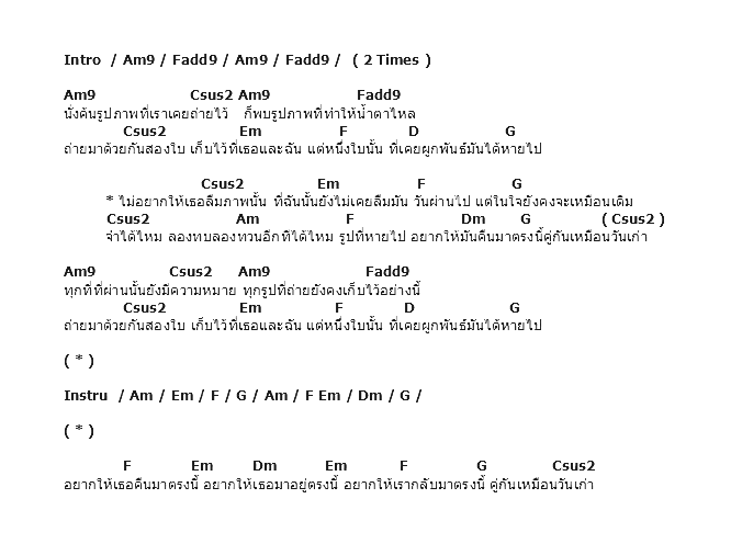 คอร์ดเพลง เนื้อเพลง รูปถ่ายที่หายไป, คอร์ดเพลง รูปถ่ายที่หายไป ของ Boy Peacemaker, คอร์ดเพลงของ Boy Peacemaker, เนื้อร้อง รูปถ่ายที่หายไป Boy Peacemaker, รูปถ่ายที่หายไป คอร์ดง่าย ๆ, คอร์ด รูปถ่ายที่หายไป ต้นฉบับ