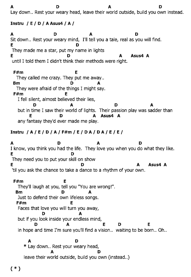 คอร์ดเพลง เนื้อเพลง Swan Song (English Version), คอร์ดเพลง Swan Song (English Version) ของ วงตาวัน, คอร์ดเพลงของ วงตาวัน, เนื้อร้อง Swan Song (English Version) วงตาวัน, Swan Song (English Version) คอร์ดง่าย ๆ, คอร์ด Swan Song (English Version) ต้นฉบับ