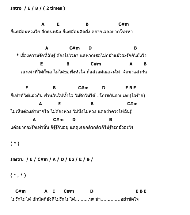 คอร์ดเพลง เนื้อเพลง เท่าที่ได้, คอร์ดเพลง เท่าที่ได้ ของ เสือใหญ่, คอร์ดเพลงของ เสือใหญ่, เนื้อร้อง เท่าที่ได้ เสือใหญ่, เท่าที่ได้ คอร์ดง่าย ๆ, คอร์ด เท่าที่ได้ ต้นฉบับ