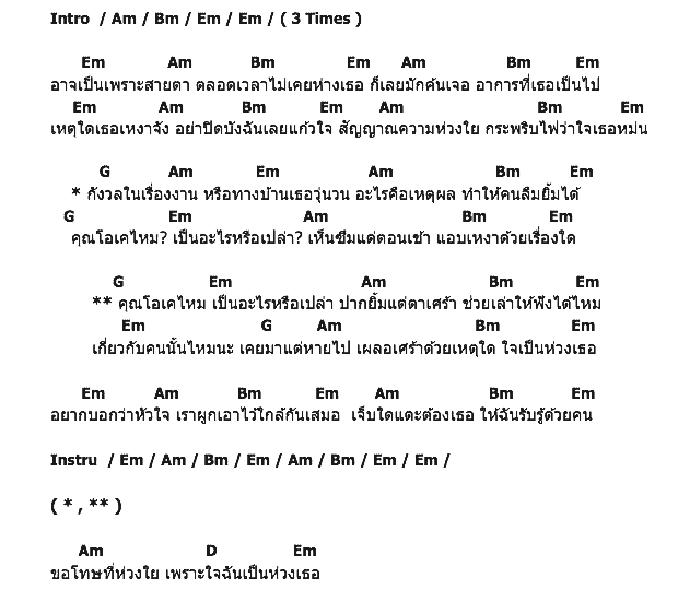 คอร์ดเพลง เนื้อเพลง คุณ ok ไหม, คอร์ดเพลง คุณ ok ไหม ของ ก๊อต จักรพรรณ์, คอร์ดเพลงของ ก๊อต จักรพรรณ์, เนื้อร้อง คุณ ok ไหม ก๊อต จักรพรรณ์, คุณ ok ไหม คอร์ดง่าย ๆ, คอร์ด คุณ ok ไหม ต้นฉบับ