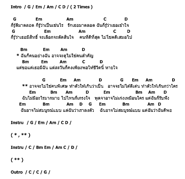 คอร์ดเพลง เนื้อเพลง ดีพอ, คอร์ดเพลง ดีพอ ของ Audy, คอร์ดเพลงของ Audy, เนื้อร้อง ดีพอ Audy, ดีพอ คอร์ดง่าย ๆ, คอร์ด ดีพอ ต้นฉบับ