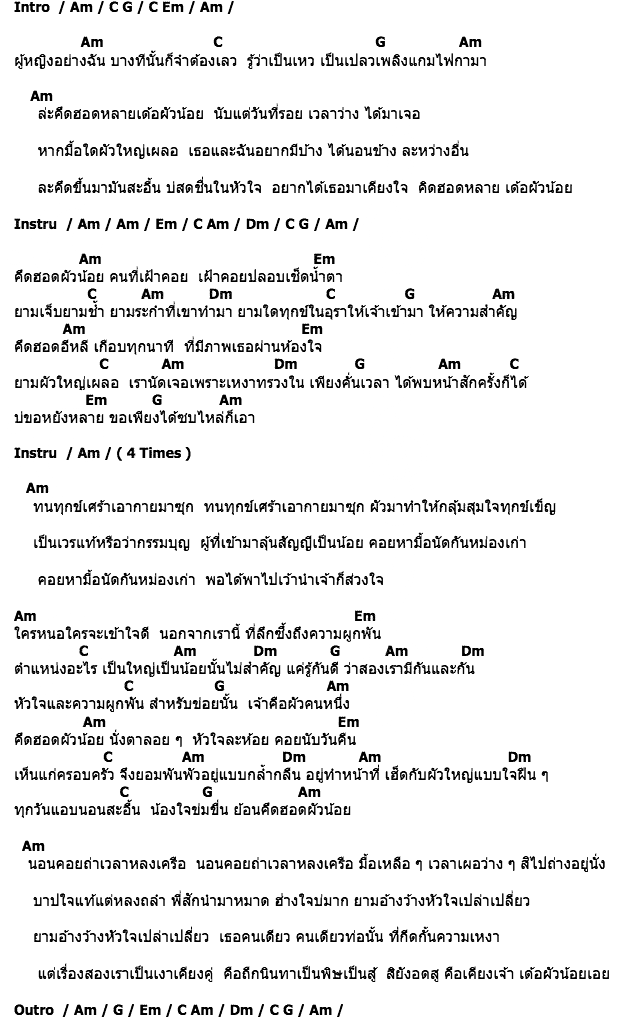 คอร์ดเพลง เนื้อเพลง คิดฮอดผัวน้อย, คอร์ดเพลง คิดฮอดผัวน้อย ของ บัวผัน ทังโส, คอร์ดเพลงของ บัวผัน ทังโส, เนื้อร้อง คิดฮอดผัวน้อย บัวผัน ทังโส, คิดฮอดผัวน้อย คอร์ดง่าย ๆ, คอร์ด คิดฮอดผัวน้อย ต้นฉบับ