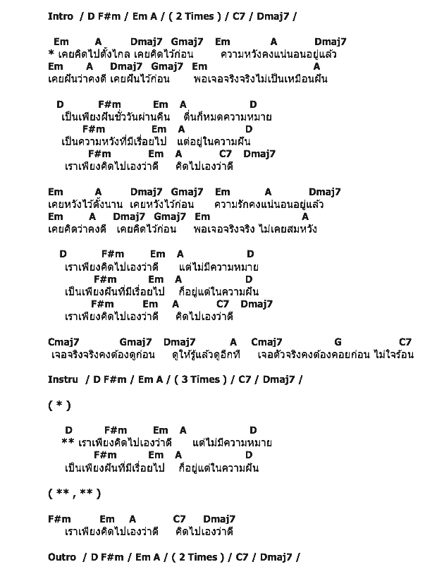 คอร์ดเพลง เนื้อเพลง คิดไปเองว่าดี, คอร์ดเพลง คิดไปเองว่าดี ของ แนน วาทิยา, คอร์ดเพลงของ แนน วาทิยา, เนื้อร้อง คิดไปเองว่าดี แนน วาทิยา, คิดไปเองว่าดี คอร์ดง่าย ๆ, คอร์ด คิดไปเองว่าดี ต้นฉบับ