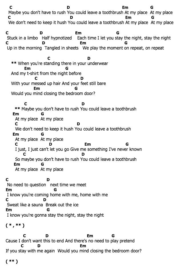คอร์ดเพลง เนื้อเพลง Toothbrush, คอร์ดเพลง Toothbrush ของ DNCE, คอร์ดเพลงของ DNCE, เนื้อร้อง Toothbrush DNCE, Toothbrush คอร์ดง่าย ๆ, คอร์ด Toothbrush ต้นฉบับ