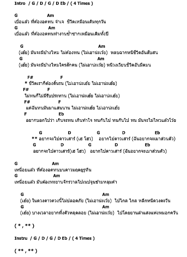 คอร์ดเพลง เนื้อเพลง ดาวเสาร์, คอร์ดเพลง ดาวเสาร์ ของ Paradox, คอร์ดเพลงของ Paradox, เนื้อร้อง ดาวเสาร์ Paradox, ดาวเสาร์ คอร์ดง่าย ๆ, คอร์ด ดาวเสาร์ ต้นฉบับ