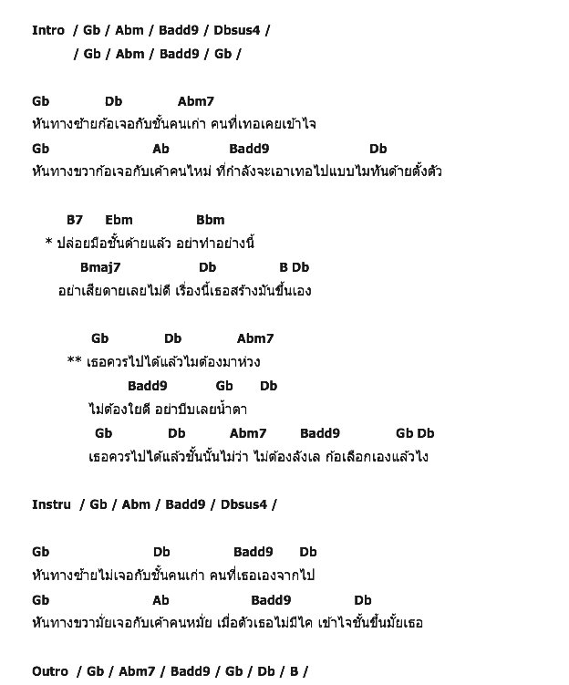คอร์ดเพลง เนื้อเพลง เธอควรไปได้แล้ว, คอร์ดเพลง เธอควรไปได้แล้ว ของ เอ เนเจอร์ (A Nature), คอร์ดเพลงของ เอ เนเจอร์ (A Nature), เนื้อร้อง เธอควรไปได้แล้ว เอ เนเจอร์ (A Nature), เธอควรไปได้แล้ว คอร์ดง่าย ๆ, คอร์ด เธอควรไปได้แล้ว ต้นฉบับ