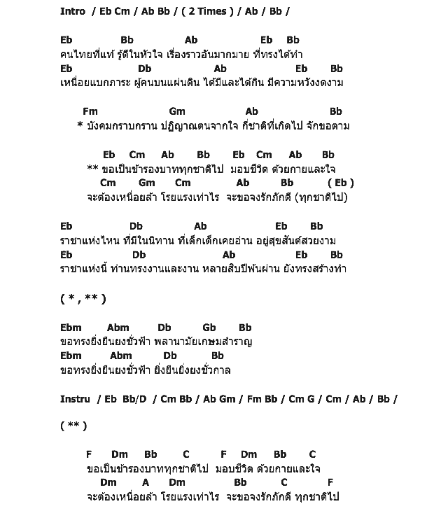 คอร์ดเพลง เนื้อเพลง ขอเป็นข้ารองบาททุกชาติไป, คอร์ดเพลง ขอเป็นข้ารองบาททุกชาติไป ของ อัสนี วสันต์, คอร์ดเพลงของ อัสนี วสันต์, เนื้อร้อง ขอเป็นข้ารองบาททุกชาติไป อัสนี วสันต์, ขอเป็นข้ารองบาททุกชาติไป คอร์ดง่าย ๆ, คอร์ด ขอเป็นข้ารองบาททุกชาติไป ต้นฉบับ