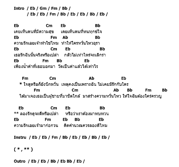 คอร์ดเพลง เนื้อเพลง ลองรัก, คอร์ดเพลง ลองรัก ของ ยิ้ม สุทธิดา, คอร์ดเพลงของ ยิ้ม สุทธิดา, เนื้อร้อง ลองรัก ยิ้ม สุทธิดา, ลองรัก คอร์ดง่าย ๆ, คอร์ด ลองรัก ต้นฉบับ
