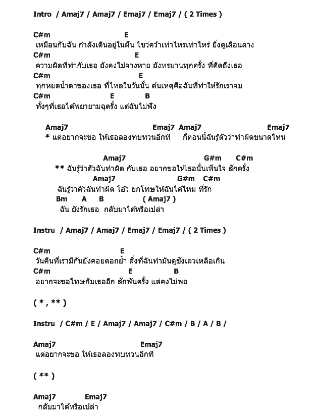 คอร์ดเพลง เนื้อเพลง ฉันรู้ว่า ฉันทำผิด, คอร์ดเพลง ฉันรู้ว่า ฉันทำผิด ของ Otiie, คอร์ดเพลงของ Otiie, เนื้อร้อง ฉันรู้ว่า ฉันทำผิด Otiie, ฉันรู้ว่า ฉันทำผิด คอร์ดง่าย ๆ, คอร์ด ฉันรู้ว่า ฉันทำผิด ต้นฉบับ