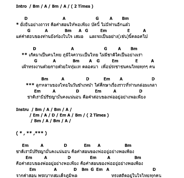 คอร์ดเพลง เนื้อเพลง ทรงสถิตอยู่ในใจไทยทุกคน, คอร์ดเพลง ทรงสถิตอยู่ในใจไทยทุกคน ของ เล็ก คาราบาว, คอร์ดเพลงของ เล็ก คาราบาว, เนื้อร้อง ทรงสถิตอยู่ในใจไทยทุกคน เล็ก คาราบาว, ทรงสถิตอยู่ในใจไทยทุกคน คอร์ดง่าย ๆ, คอร์ด ทรงสถิตอยู่ในใจไทยทุกคน ต้นฉบับ