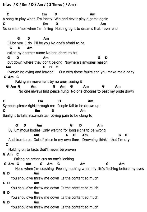 คอร์ดเพลง เนื้อเพลง Song To Sing When I'm Lonely, คอร์ดเพลง Song To Sing When I'm Lonely ของ John Frusciante, คอร์ดเพลงของ John Frusciante, เนื้อร้อง Song To Sing When I'm Lonely John Frusciante, Song To Sing When I'm Lonely คอร์ดง่าย ๆ, คอร์ด Song To Sing When I'm Lonely ต้นฉบับ