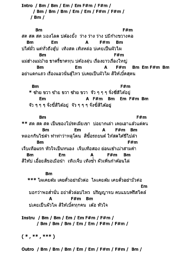 คอร์ดเพลง เนื้อเพลง บ่เคยเป็นผัวไผ, คอร์ดเพลง บ่เคยเป็นผัวไผ ของ สดนำชัย อินธิวงศ์, คอร์ดเพลงของ สดนำชัย อินธิวงศ์, เนื้อร้อง บ่เคยเป็นผัวไผ สดนำชัย อินธิวงศ์, บ่เคยเป็นผัวไผ คอร์ดง่าย ๆ, คอร์ด บ่เคยเป็นผัวไผ ต้นฉบับ