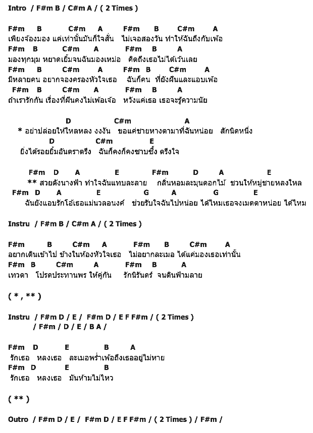 คอร์ดเพลง เนื้อเพลง หลงใหล, คอร์ดเพลง หลงใหล ของ Drama Stream, คอร์ดเพลงของ Drama Stream, เนื้อร้อง หลงใหล Drama Stream, หลงใหล คอร์ดง่าย ๆ, คอร์ด หลงใหล ต้นฉบับ