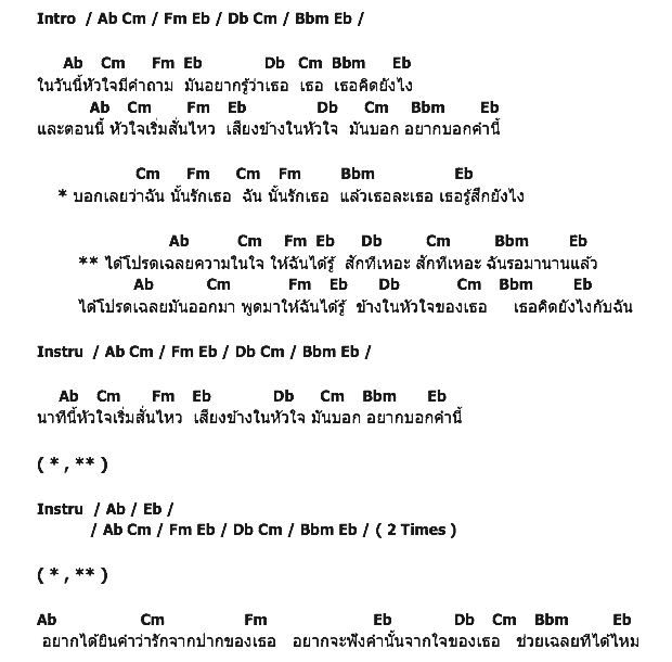 คอร์ดเพลง เนื้อเพลง เฉลย, คอร์ดเพลง เฉลย ของ DANUDET, คอร์ดเพลงของ DANUDET, เนื้อร้อง เฉลย DANUDET, เฉลย คอร์ดง่าย ๆ, คอร์ด เฉลย ต้นฉบับ