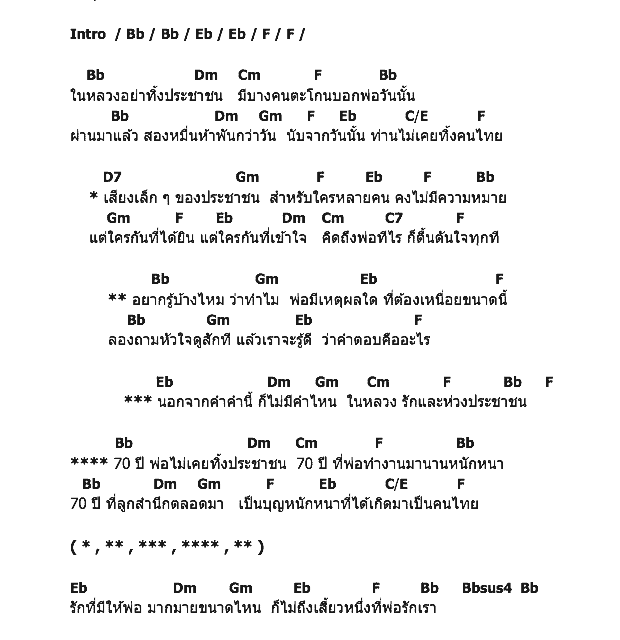 คอร์ดเพลง เนื้อเพลง เหตุผลของพ่อ, คอร์ดเพลง เหตุผลของพ่อ ของ Bird ธงไชย, คอร์ดเพลงของ Bird ธงไชย, เนื้อร้อง เหตุผลของพ่อ Bird ธงไชย, เหตุผลของพ่อ คอร์ดง่าย ๆ, คอร์ด เหตุผลของพ่อ ต้นฉบับ