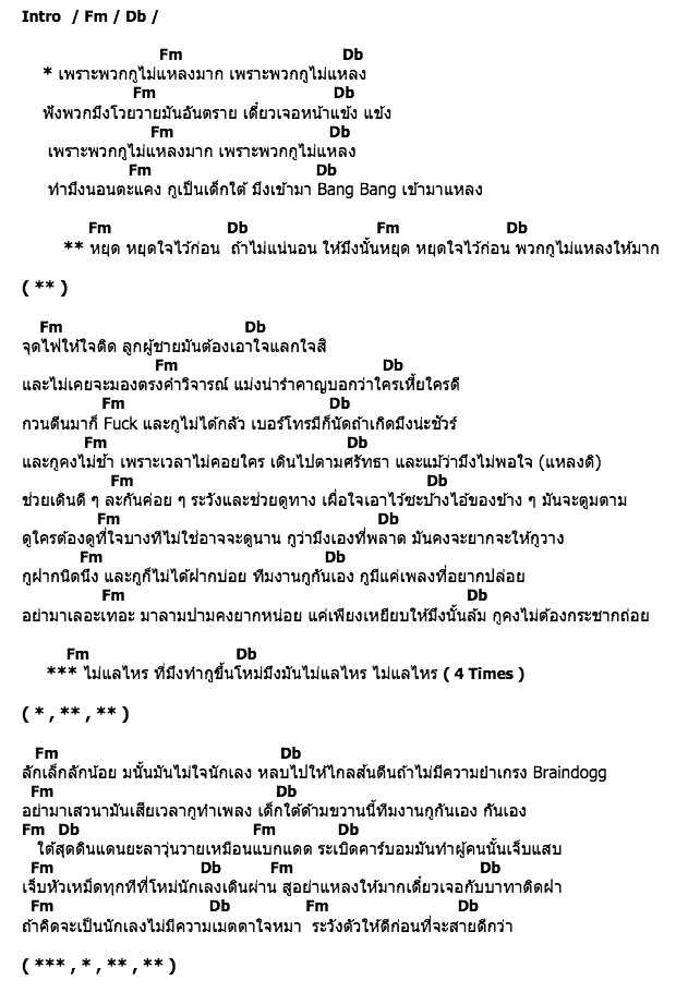 คอร์ดเพลง เนื้อเพลง ไม่เเหลงมาก, คอร์ดเพลง ไม่เเหลงมาก ของ Mike Sick Flow, คอร์ดเพลงของ Mike Sick Flow, เนื้อร้อง ไม่เเหลงมาก Mike Sick Flow, ไม่เเหลงมาก คอร์ดง่าย ๆ, คอร์ด ไม่เเหลงมาก ต้นฉบับ