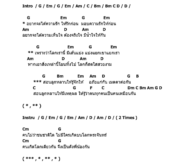 คอร์ดเพลง เนื้อเพลง มอบรัก, คอร์ดเพลง มอบรัก ของ คาราบาว, คอร์ดเพลงของ คาราบาว, เนื้อร้อง มอบรัก คาราบาว, มอบรัก คอร์ดง่าย ๆ, คอร์ด มอบรัก ต้นฉบับ