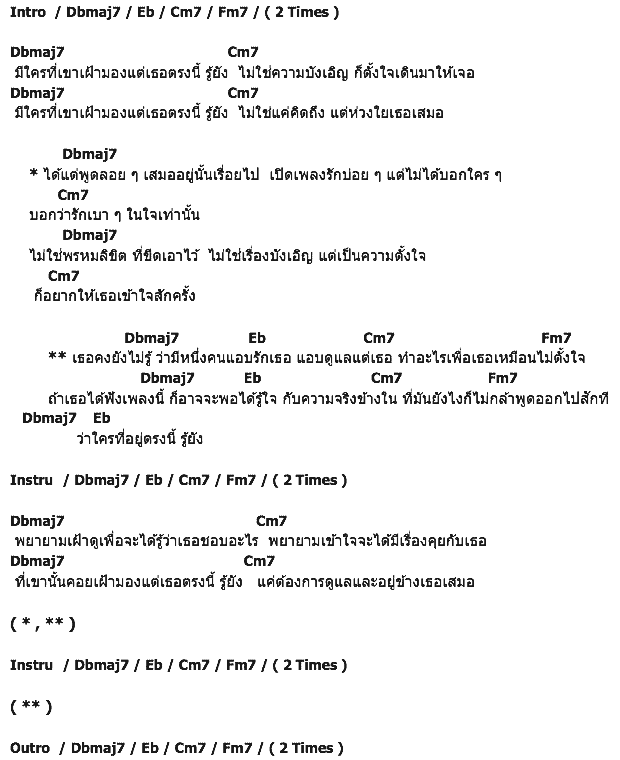 คอร์ดเพลง เนื้อเพลง รู้ยัง, คอร์ดเพลง รู้ยัง ของ The 38 Years Ago Feat.Boss Paleerat, คอร์ดเพลงของ The 38 Years Ago Feat.Boss Paleerat, เนื้อร้อง รู้ยัง The 38 Years Ago Feat.Boss Paleerat, รู้ยัง คอร์ดง่าย ๆ, คอร์ด รู้ยัง ต้นฉบับ