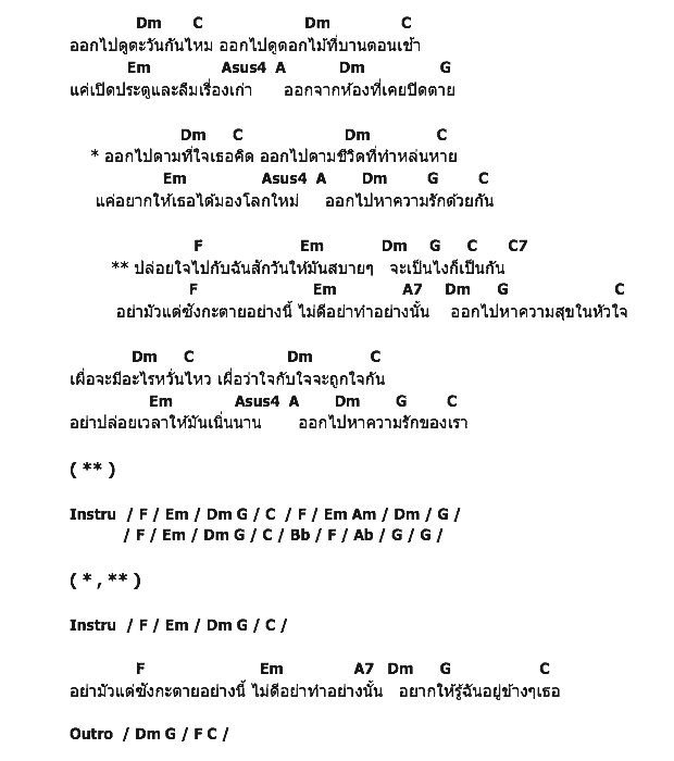 คอร์ดเพลง เนื้อเพลง ไปด้วยกันไหม, คอร์ดเพลง ไปด้วยกันไหม ของ แอม เสาวลักษณ์, คอร์ดเพลงของ แอม เสาวลักษณ์, เนื้อร้อง ไปด้วยกันไหม แอม เสาวลักษณ์, ไปด้วยกันไหม คอร์ดง่าย ๆ, คอร์ด ไปด้วยกันไหม ต้นฉบับ