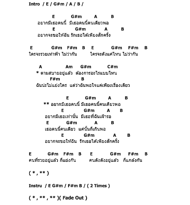 คอร์ดเพลง เนื้อเพลง อยากมีเธอ, คอร์ดเพลง อยากมีเธอ ของ มิคกี้, คอร์ดเพลงของ มิคกี้, เนื้อร้อง อยากมีเธอ มิคกี้, อยากมีเธอ คอร์ดง่าย ๆ, คอร์ด อยากมีเธอ ต้นฉบับ