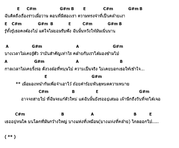 คอร์ดเพลง เนื้อเพลง ไกลออกไป, คอร์ดเพลง ไกลออกไป ของ เดย์ทริปเปอร์ (Day Tripper), คอร์ดเพลงของ เดย์ทริปเปอร์ (Day Tripper), เนื้อร้อง ไกลออกไป เดย์ทริปเปอร์ (Day Tripper), ไกลออกไป คอร์ดง่าย ๆ, คอร์ด ไกลออกไป ต้นฉบับ