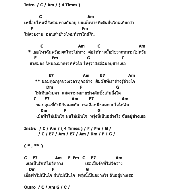 คอร์ดเพลง เนื้อเพลง ไม่จืดจาง, คอร์ดเพลง ไม่จืดจาง ของ สวย สโรชา Feat.โอ พรเทพ, คอร์ดเพลงของ สวย สโรชา Feat.โอ พรเทพ, เนื้อร้อง ไม่จืดจาง สวย สโรชา Feat.โอ พรเทพ, ไม่จืดจาง คอร์ดง่าย ๆ, คอร์ด ไม่จืดจาง ต้นฉบับ