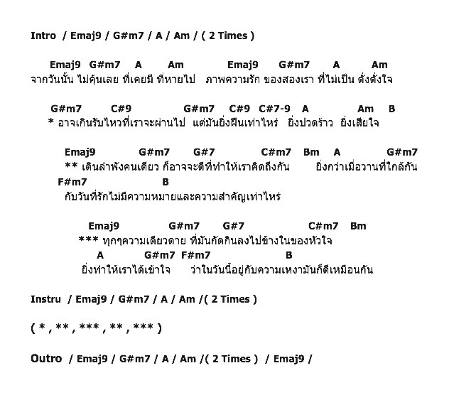 คอร์ดเพลง เนื้อเพลง เดินลำพัง, คอร์ดเพลง เดินลำพัง ของ Ggs, คอร์ดเพลงของ Ggs, เนื้อร้อง เดินลำพัง Ggs, เดินลำพัง คอร์ดง่าย ๆ, คอร์ด เดินลำพัง ต้นฉบับ