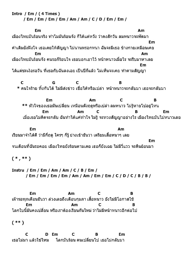 คอร์ดเพลง เนื้อเพลง สัญญาหน้าหนาว, คอร์ดเพลง สัญญาหน้าหนาว ของ Labanoon, คอร์ดเพลงของ Labanoon, เนื้อร้อง สัญญาหน้าหนาว Labanoon, สัญญาหน้าหนาว คอร์ดง่าย ๆ, คอร์ด สัญญาหน้าหนาว ต้นฉบับ