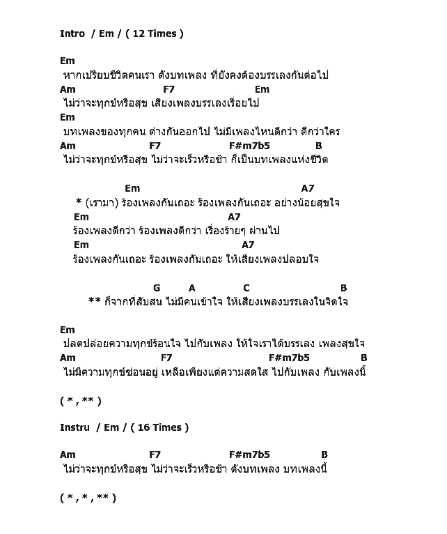 คอร์ดเพลง เนื้อเพลง ร้องเพลงกันเถอะ, คอร์ดเพลง ร้องเพลงกันเถอะ ของ Crescendo, คอร์ดเพลงของ Crescendo, เนื้อร้อง ร้องเพลงกันเถอะ Crescendo, ร้องเพลงกันเถอะ คอร์ดง่าย ๆ, คอร์ด ร้องเพลงกันเถอะ ต้นฉบับ