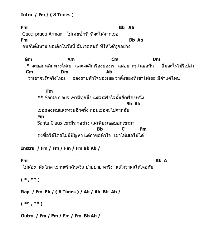 คอร์ดเพลง เนื้อเพลง Santa Claus, คอร์ดเพลง Santa Claus ของ Lipta, คอร์ดเพลงของ Lipta, เนื้อร้อง Santa Claus Lipta, Santa Claus คอร์ดง่าย ๆ, คอร์ด Santa Claus ต้นฉบับ