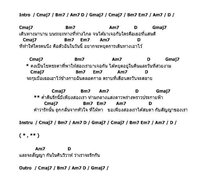คอร์ดเพลง เนื้อเพลง คืนวิวาห์, คอร์ดเพลง คืนวิวาห์ ของ Dr.Jitkamaol Project, คอร์ดเพลงของ Dr.Jitkamaol Project, เนื้อร้อง คืนวิวาห์ Dr.Jitkamaol Project, คืนวิวาห์ คอร์ดง่าย ๆ, คอร์ด คืนวิวาห์ ต้นฉบับ
