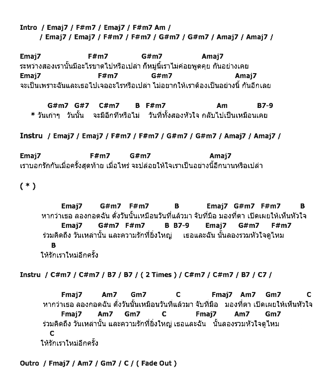 คอร์ดเพลง เนื้อเพลง ระหว่าง 2 เรา, คอร์ดเพลง ระหว่าง 2 เรา ของ Groove Rider, คอร์ดเพลงของ Groove Rider, เนื้อร้อง ระหว่าง 2 เรา Groove Rider, ระหว่าง 2 เรา คอร์ดง่าย ๆ, คอร์ด ระหว่าง 2 เรา ต้นฉบับ