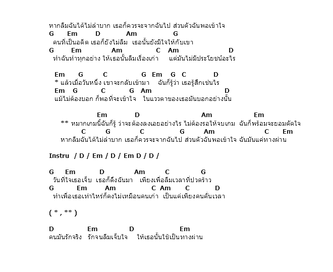 คอร์ดเพลง เนื้อเพลง หมากเกมนี้, คอร์ดเพลง หมากเกมนี้ ของ Inca, คอร์ดเพลงของ Inca, เนื้อร้อง หมากเกมนี้ Inca, หมากเกมนี้ คอร์ดง่าย ๆ, คอร์ด หมากเกมนี้ ต้นฉบับ
