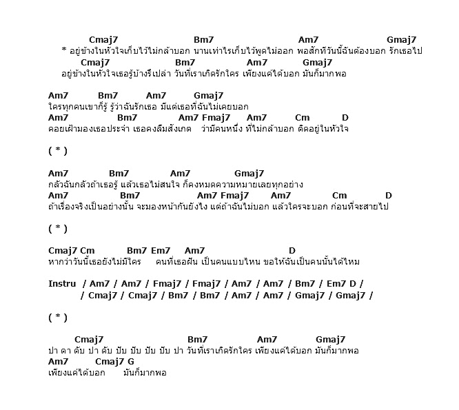 คอร์ดเพลง เนื้อเพลง อยู่ข้างใน, คอร์ดเพลง อยู่ข้างใน ของ Lemon Soup, คอร์ดเพลงของ Lemon Soup, เนื้อร้อง อยู่ข้างใน Lemon Soup, อยู่ข้างใน คอร์ดง่าย ๆ, คอร์ด อยู่ข้างใน ต้นฉบับ