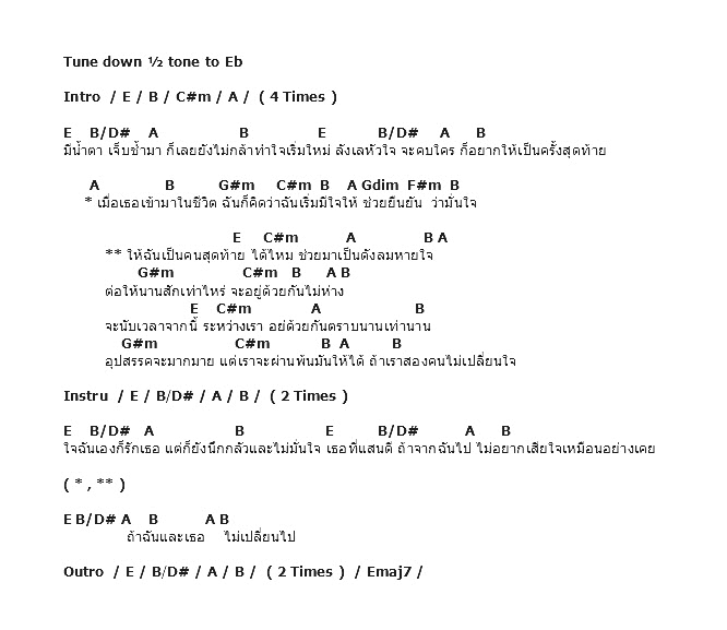 คอร์ดเพลง เนื้อเพลง คนสุดท้าย - Ost.30 กำลังแจ๋ว, คอร์ดเพลง คนสุดท้าย - Ost.30 กำลังแจ๋ว ของ Jida, คอร์ดเพลงของ Jida, เนื้อร้อง คนสุดท้าย - Ost.30 กำลังแจ๋ว Jida, คนสุดท้าย - Ost.30 กำลังแจ๋ว คอร์ดง่าย ๆ, คอร์ด คนสุดท้าย - Ost.30 กำลังแจ๋ว ต้นฉบับ